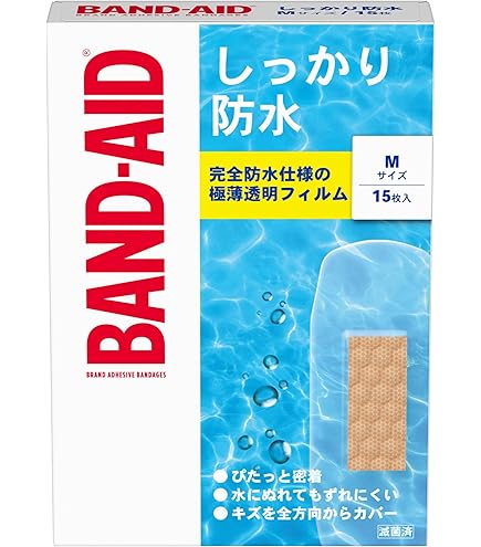 Amazon.co.jp: BAND-AID(バンドエイド) 救急絆創膏 肌色タイプ 4サイズ